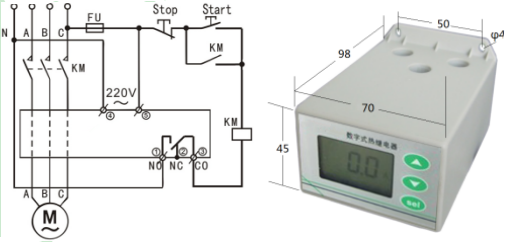 SJD25數(shù)字式熱繼電器/電動機(jī)綜合保護(hù)器2-25A